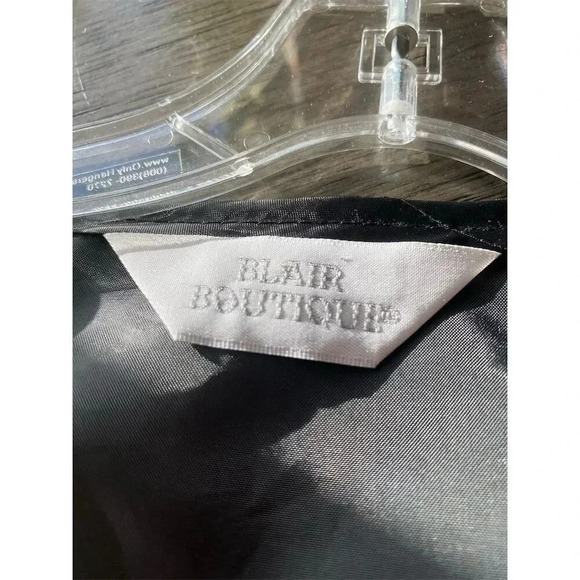 Blair Boutique Women's Vintage Patchwork Velvet Vest Multicolor Size M - Picture 3 of 4